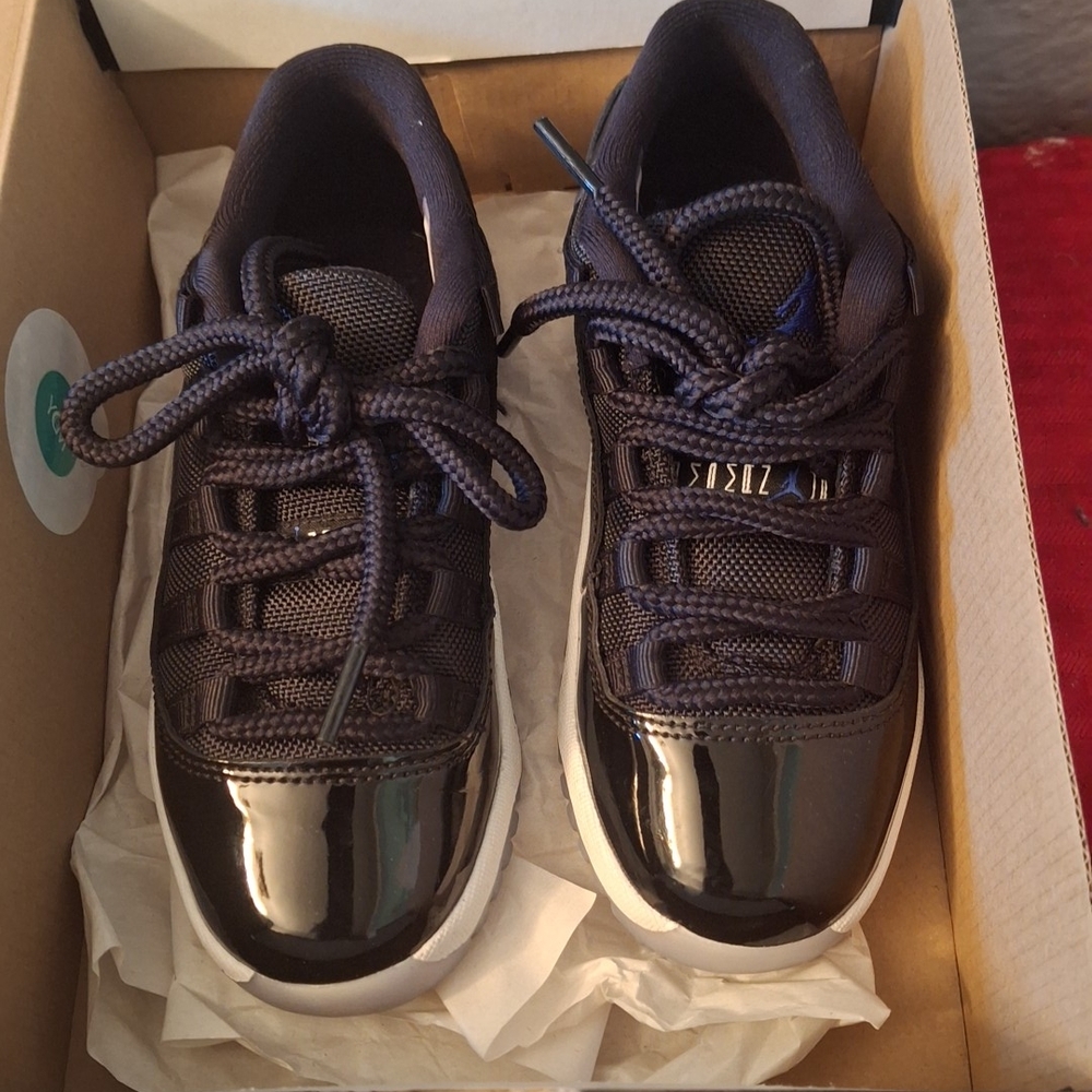 Jordan Black and White Kids Sneakers